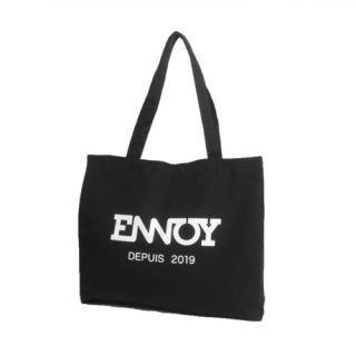 ワンエルディーケーセレクト(1LDK SELECT)のENNOY TOTE BAG (BLACK / WHITE) (トートバッグ)