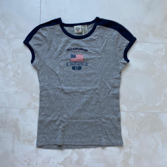 POLO RALPH LAUREN(ポロラルフローレン)のラルフローレン　グレー　Tシャツ レディースのトップス(Tシャツ(半袖/袖なし))の商品写真