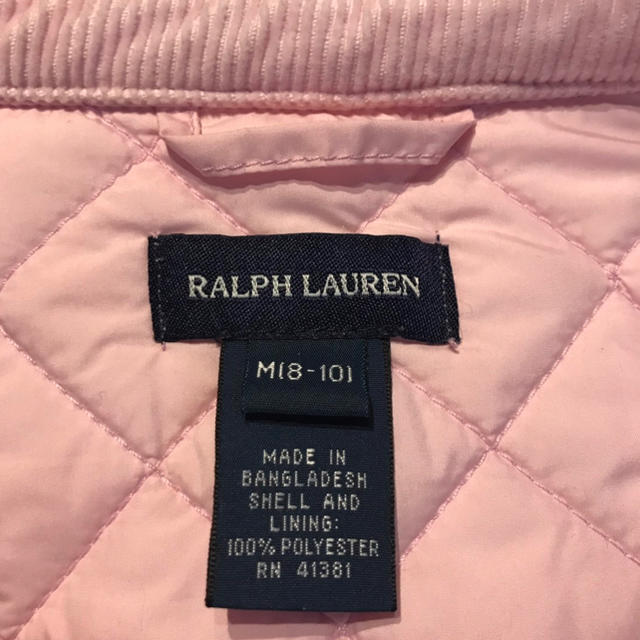 Ralph Lauren(ラルフローレン)の値下げしました！　キッズ　ラルフローレン　キルティングジャケット キッズ/ベビー/マタニティのキッズ服女の子用(90cm~)(ジャケット/上着)の商品写真