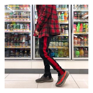 【Mサイズ】mnml track pants トラックパンツ red レッド(その他)