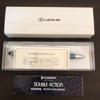 トヨタ(トヨタ)の【レクサス/LEXUS】ダブルアクションボールペン PLATINUM(ペン/マーカー)