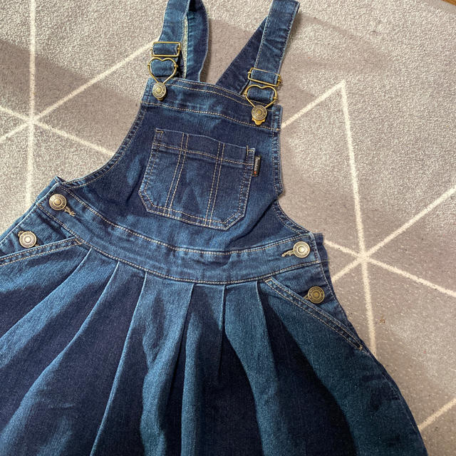 デニムワンピース★130cm★ キッズ/ベビー/マタニティのキッズ服女の子用(90cm~)(ワンピース)の商品写真