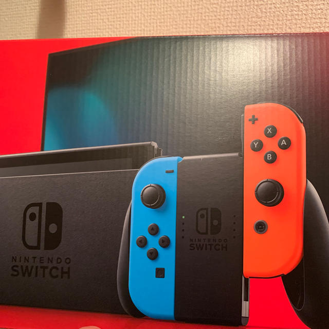 Nintendo Switch JOY-CON(L) ネオンブルー/(R) ネオの通販 by やす's shop｜ラクマ