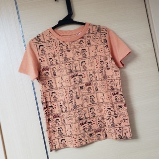 ユニクロ(UNIQLO)の美品 UNIQLO 子供 スヌーピー Tシャツ 130cm(Tシャツ/カットソー)