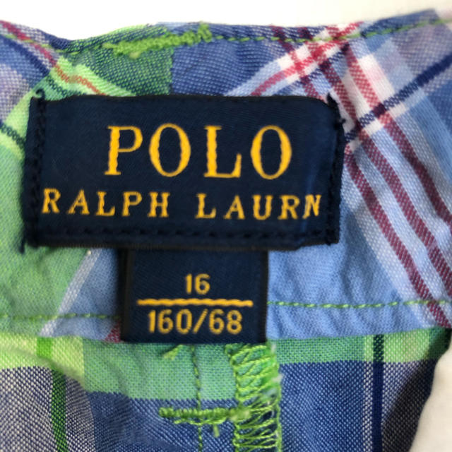 POLO RALPH LAUREN(ポロラルフローレン)のラルフローレン半ズボン160 キッズ/ベビー/マタニティのキッズ服男の子用(90cm~)(パンツ/スパッツ)の商品写真