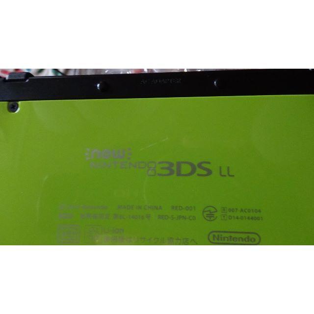 Nintendo 任天堂 new3DSLLライムブラック本体＋SDカード4GBの通販 by momosann6081's shop｜ラクマ