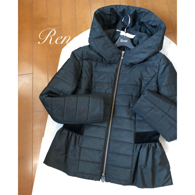 René(ルネ)のすずめんこ様ご専用♡Rene ペプラム中綿ショートコート　 レディースのジャケット/アウター(ブルゾン)の商品写真