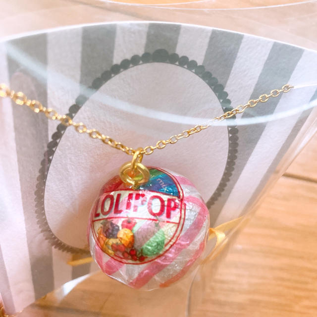 【新品・未使用】LOLIPOPネックレス🍬🍭 レディースのアクセサリー(ネックレス)の商品写真