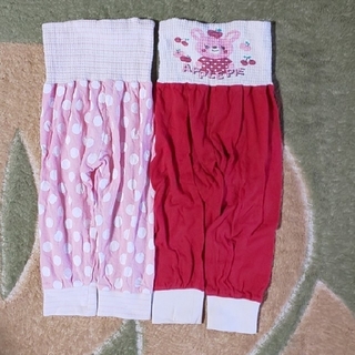 ニシマツヤ(西松屋)のミーヌ様【まとめ売り】子供服 腹巻きズボン 80cm 2枚セット(パンツ)