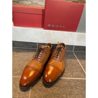 リーガル(REGAL)の正規品　美品　REGAL ビジネスシューズ　メンズ　キャメル　リーガル　(ドレス/ビジネス)