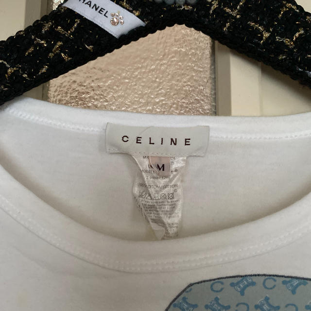 celine(セリーヌ)のCELINE 半袖　プリント　ティーシャツ レディースのトップス(シャツ/ブラウス(半袖/袖なし))の商品写真