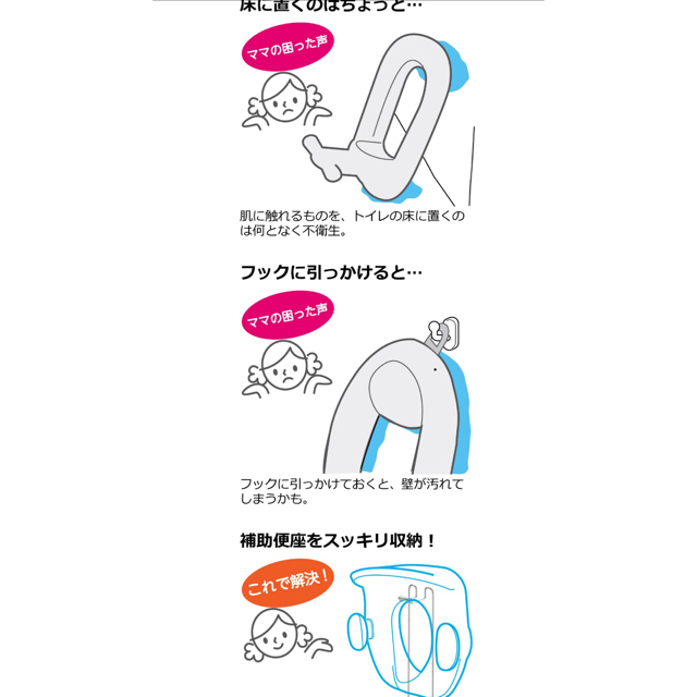 補助便座 キッズ/ベビー/マタニティのおむつ/トイレ用品(補助便座)の商品写真