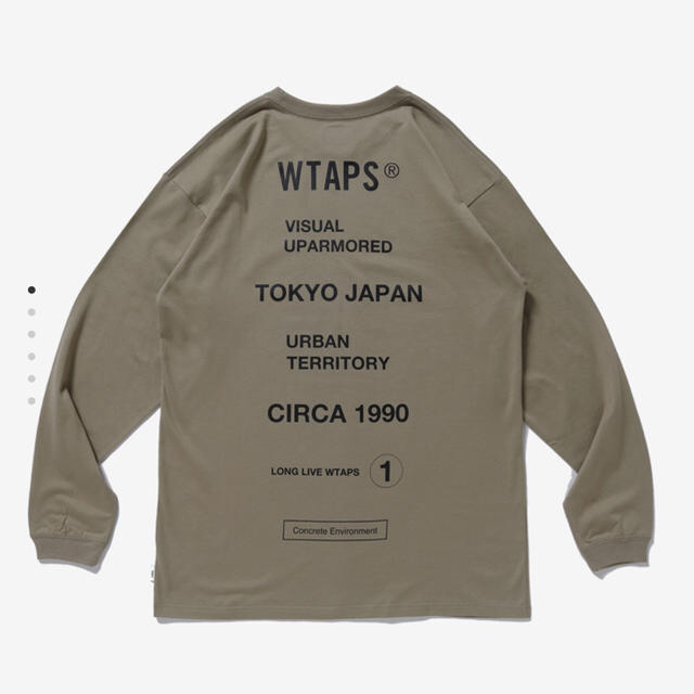 W)taps(ダブルタップス)のWTAPS 2020ss CIRCA XL ベージュ メンズのトップス(Tシャツ/カットソー(七分/長袖))の商品写真