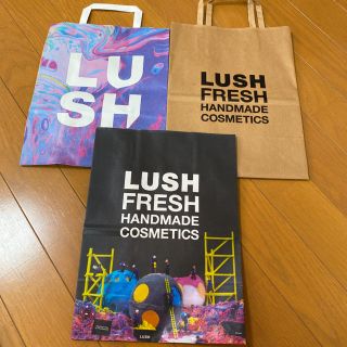 ラッシュ(LUSH)のLUSH ショッパー　3点セット(ショップ袋)