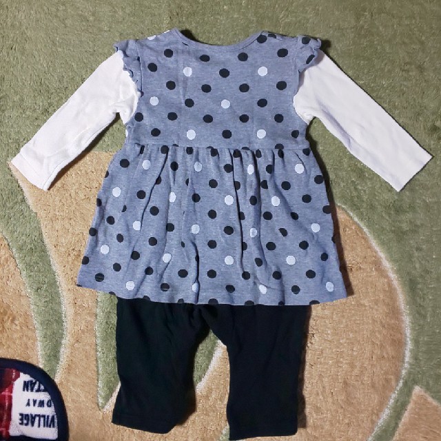 ベルメゾン(ベルメゾン)のロンパース 90cm ベルメゾン 黒 キッズ/ベビー/マタニティのキッズ服女の子用(90cm~)(ワンピース)の商品写真