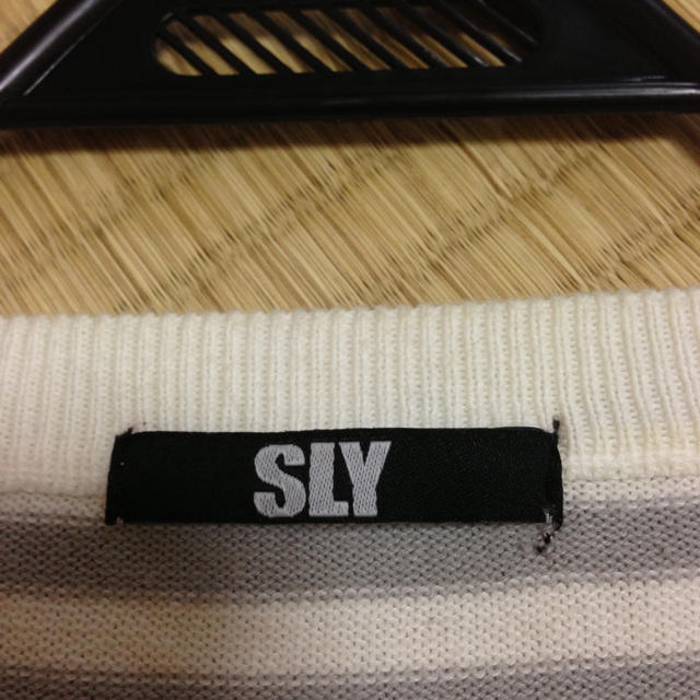 SLY(スライ)のSLY ニットワンピ 着画あり レディースのワンピース(ミニワンピース)の商品写真