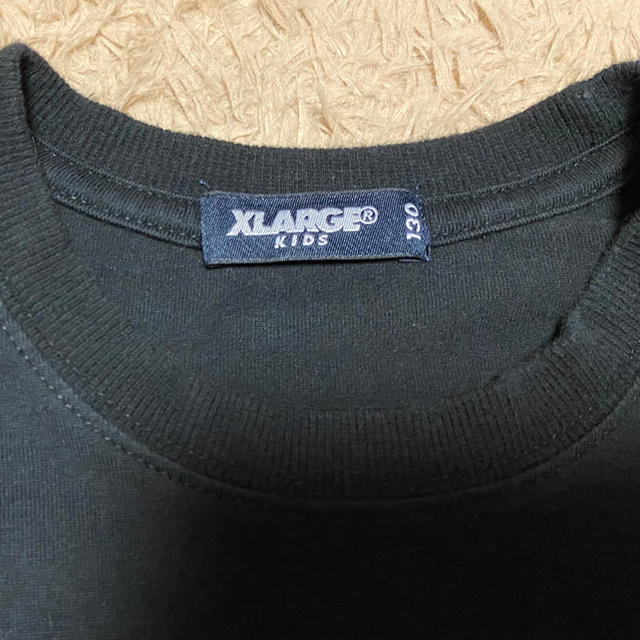 XLARGE(エクストララージ)のXLARGE 半袖Tシャツ 黒 130 キッズ/ベビー/マタニティのキッズ服男の子用(90cm~)(Tシャツ/カットソー)の商品写真