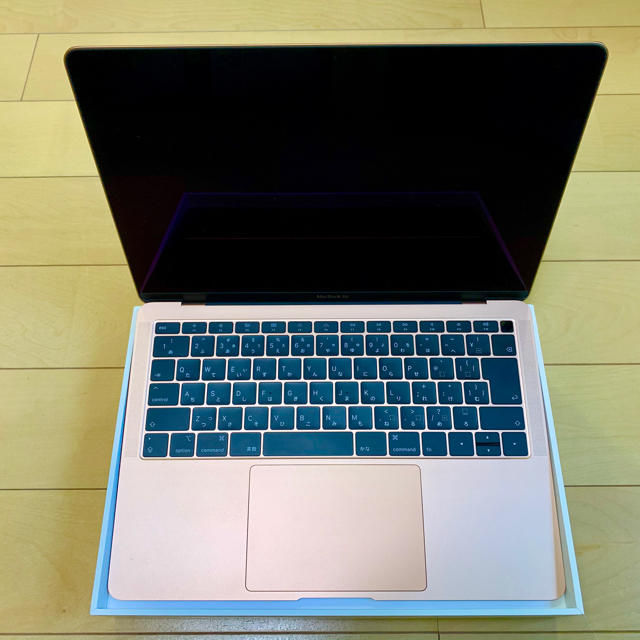 MacBook Air(2018)13インチ　ゴールド　ケース付きPC/タブレット