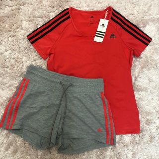 アディダス(adidas)のアディダス❤︎2点セット(カットソー(半袖/袖なし))