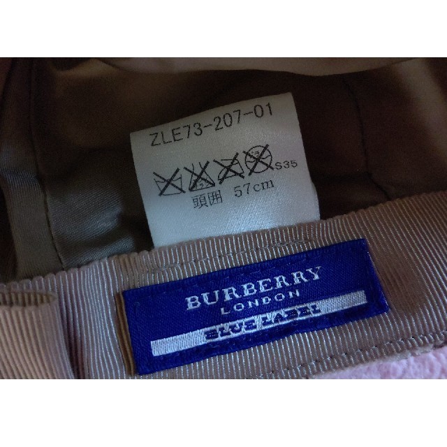 BURBERRY BLUE LABEL(バーバリーブルーレーベル)のBURBERRY BLUE LABEL ハンチング 帽子 レディースの帽子(ハンチング/ベレー帽)の商品写真