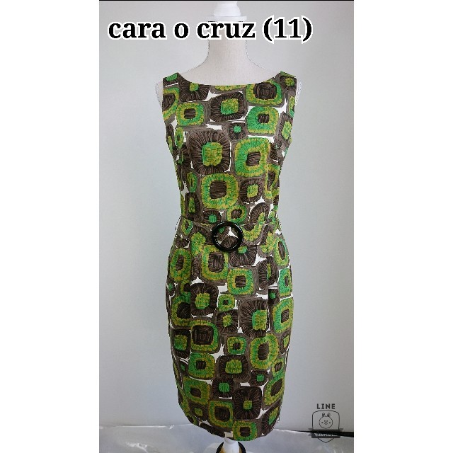 美品♪(11) cara o cruz レリアン ベルト付きワンピース