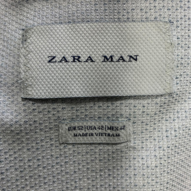 ZARA(ザラ)のyoshiken様専用　美品　ZARA 柄ストレッチジャケット　USA42 メンズのジャケット/アウター(テーラードジャケット)の商品写真