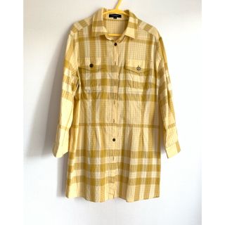 バーバリー(BURBERRY)の美品　【お値下げしました】バーバリーロンドン　シャツ　ブラウス　ロングシャツ(シャツ/ブラウス(長袖/七分))