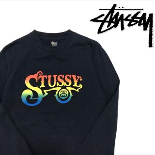 ステューシー(STUSSY)の【激レア】90s 古着　ステューシー　シャネルロゴ　ビッグロゴ　サーフ　スケボー(Tシャツ/カットソー(七分/長袖))