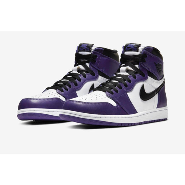 26.5cm NIKE AIR JORDAN 1 COURT PURPLE