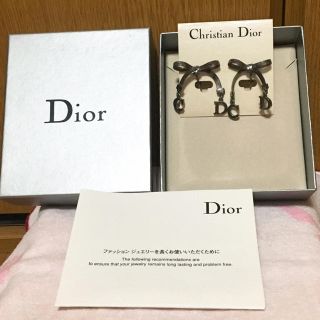 クリスチャンディオール(Christian Dior)の【美品】Dior♡リボンイヤリング(イヤリング)