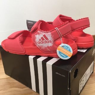 アディダス(adidas)のささ様専用【新品】adidas キッズサンダル アルタスイム（ピンク:16㎝）(サンダル)