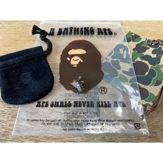 アベイシングエイプ(A BATHING APE)のA BATHING APE アベイシングエイプ　ピアス　イヤリング　シルバー新品(ピアス(両耳用))