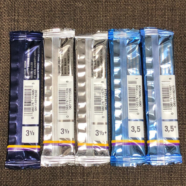 クラリネットリードバラ売りセット 青箱・V12・V21
