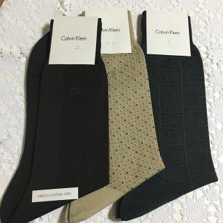 カルバンクライン(Calvin Klein)のカルバンクライン　MENSソックス　3足(ソックス)