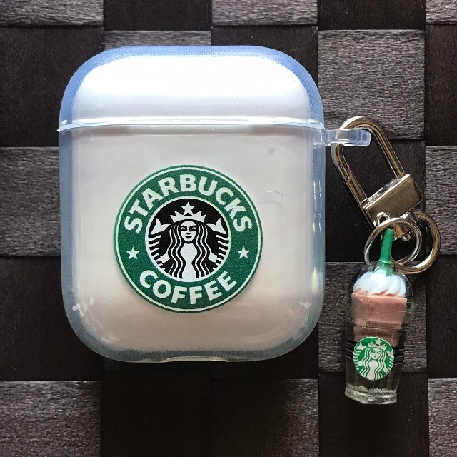 Starbucks Coffee(スターバックスコーヒー)のAirpods スターバックス スタバ ソフト TPU ケース  スマホ/家電/カメラのオーディオ機器(ヘッドフォン/イヤフォン)の商品写真