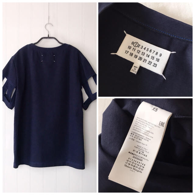 Maison Martin Margiela(マルタンマルジェラ)のMaison Margiela メゾンマルジェラ カットスリーブ Tシャツ レディースのトップス(Tシャツ(半袖/袖なし))の商品写真