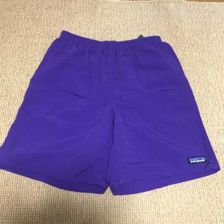 パタゴニア(patagonia)のPatagonia バギーズパンツ　7inch パープル　パタゴニア(ショートパンツ)