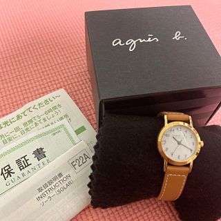 アニエスベー(agnes b.)のagnes b.　ソーラーウォッチ　★期間限定大特価★15000円→6500円(腕時計)