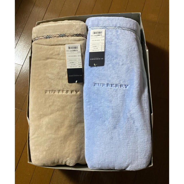 BURBERRY - BURBERRY 綿毛布の通販 by うし's shop|バーバリーならラクマ バーバリーズ純毛毛布 難あり