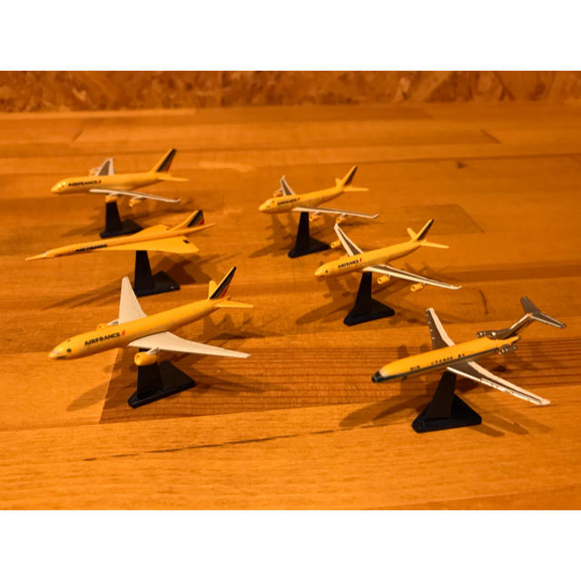 飛行機模型　AIR FRANCE6種類 エンタメ/ホビーのテーブルゲーム/ホビー(航空機)の商品写真