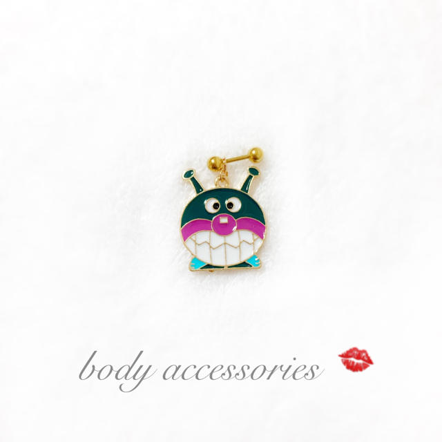 バイキンマンボディピアス 軟骨ピアス ヘリックス トラガス 可愛い 人気の通販 By Body Accessorys Shop ラクマ