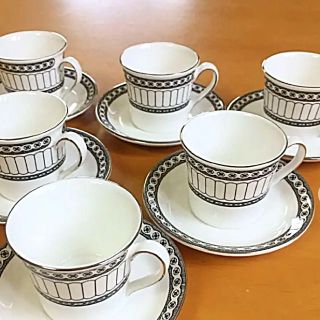 ウェッジウッド(WEDGWOOD)のウェッジウッド コントラスト デミタスカップ6客(食器)