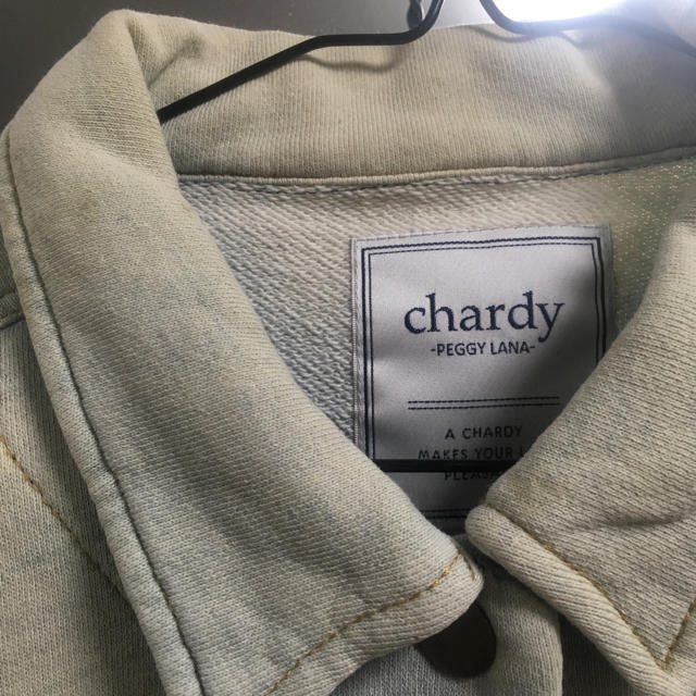 【値下げOK】chardy スウェット地Ｇジャン♡♡ レディースのジャケット/アウター(Gジャン/デニムジャケット)の商品写真