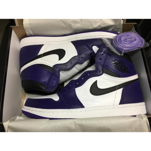 NIKE(ナイキ)のAir Jordan 1 Retro High OG Court Purple メンズの靴/シューズ(スニーカー)の商品写真