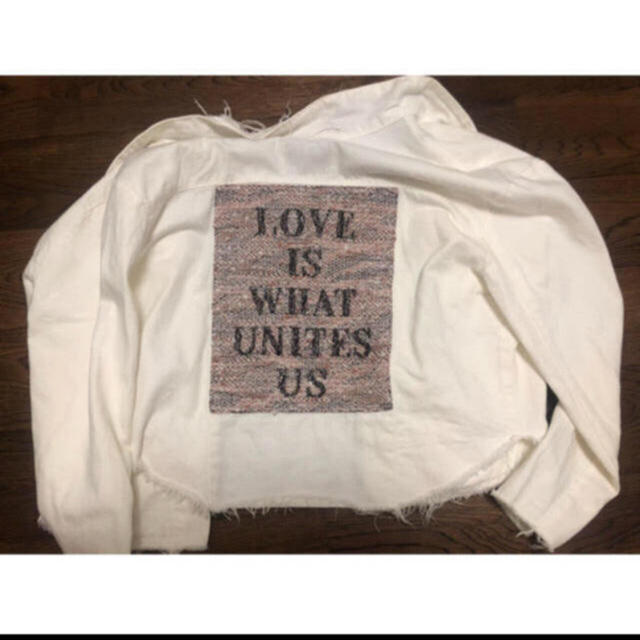 eimy istoire ♡ MALIHA K ジャケット デニム ロゴツイード