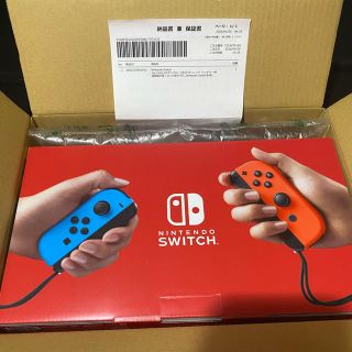 ニンテンドースイッチ(Nintendo Switch)のスイッチ Nintendo Switch ネオンブルー ネオンレッド(家庭用ゲーム機本体)