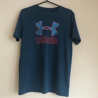 アンダーアーマー(UNDER ARMOUR)のアンダーアーマー  Tシャツ 160  男の子 青(Tシャツ/カットソー)