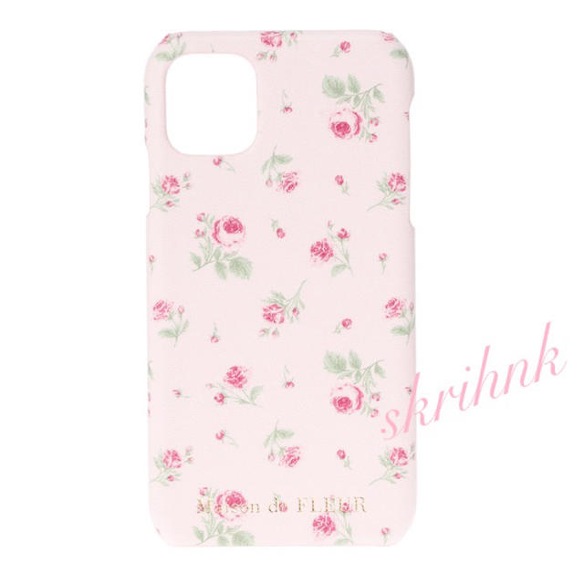 Maison de FLEUR(メゾンドフルール)のメゾンドフルール♡ピンクマニアローズiPhone11Proケース♡薔薇♡フラワー スマホ/家電/カメラのスマホアクセサリー(iPhoneケース)の商品写真