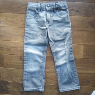 ベビーギャップ(babyGAP)のベイビーギャップデニム ブラックダメージジーンズ パンツ チャック(パンツ/スパッツ)