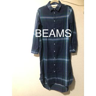 ビームス(BEAMS)のBEAMS BOY チェックシャツワンピース(ひざ丈ワンピース)